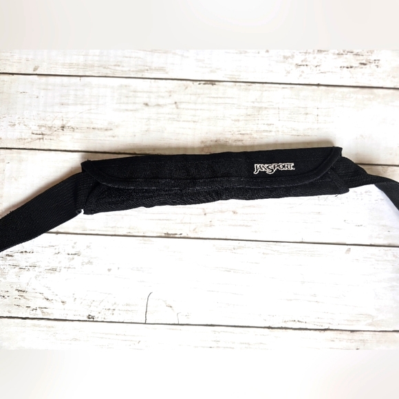 RARE VINTAGE Jansport Messenger Laptop Shoulder Bag Y2K Large Floral BlackVelvet - Picture 6 of 13